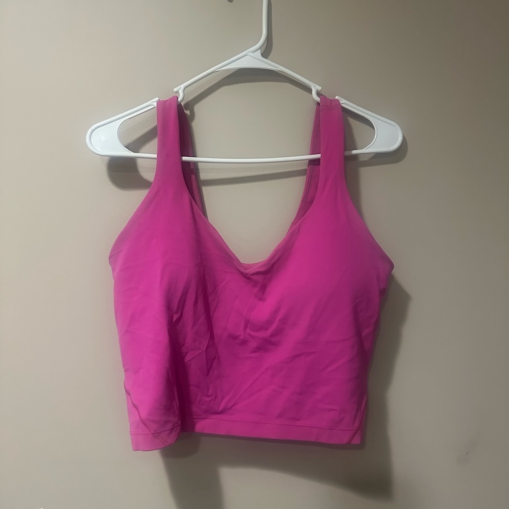 Vibrant Pink Lululemon Align Tank Top